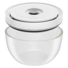 Vacuum bowl set S/M/L / 6-pc, glass, transparent-white