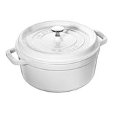 4 qt, Round, Dutch Oven, Pure-white