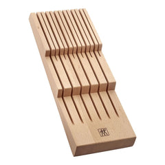 Beechwood, In-drawer Knife Organizer