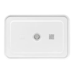 Vacuum Gratin Dish, Glass, Grey