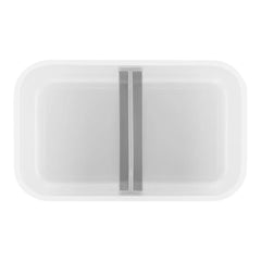 M, Vacuum Lunch Box, Plastic, Semitransparent-grey