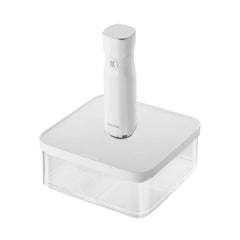 CUBE Container L / 21 cm, 1.75 Qt, Transparent-white