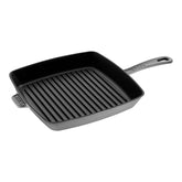 12-inch, Cast Iron, Square, Grill Pan, Graphite Grey