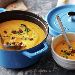 4 qt, Round, Cocotte, French Blue