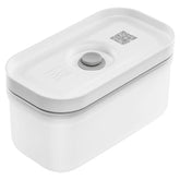 S, Vacuum Lunch Box, Plastic, Semitransparent-grey