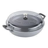 3.5 qt, Braiser With Glass Lid, Graphite Grey