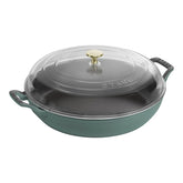 3.5 qt, Braiser With Glass Lid, Eucalyptus