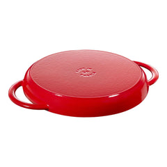 10-inch, Round Double Handle Pure Grill, cherry