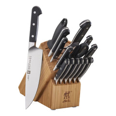 16-pc, Knife block set, bamboo