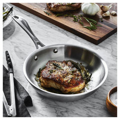3 Ply, 8-inch, 18/10 Stainless Steel, Fry Pan