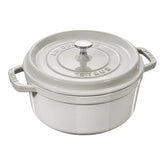 7 qt, Round, Dutch Oven, White Truffle