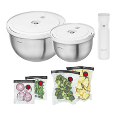 stainless steel / M/L Vacuum Starter Set, 9-pc
