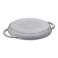 10-inch, Round Double Handle Pure Grill, graphite grey