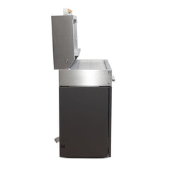 Propane gas grill, deep umbra