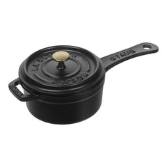 0.25 qt Mini Saucepan - Black, Cast Iron