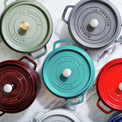 5.5 qt, Round, Dutch Oven, Turquoise
