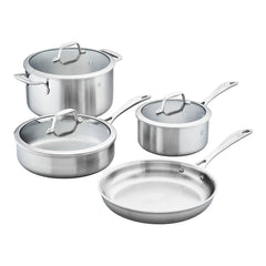 7-pc, Stainless Steel, Cookware Set