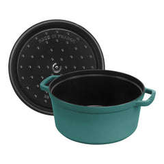 7 qt, Round, Dutch Oven, Turquoise