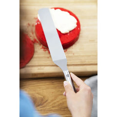 16-inch Long Spatula - Angled, 18/10 Stainless Steel