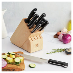 10-pc, Knife block set, natural