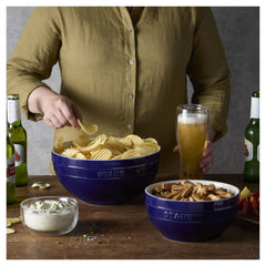 2-pc, Large Mixing Bowl Set, dark blue