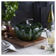 3.5 qt, Pumpkin, Dutch Oven With Stainless Steel Knob, Basil