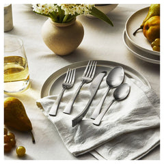 45-pc Satin Flatware Set, 18/10 Stainless Steel