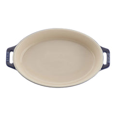 2-pc, Oval Baking Dish Set, dark blue