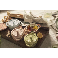 6-pc, Mini Round Dutch Oven Set Macaron, mixed colors