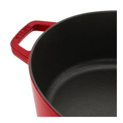 6.25 qt, Wide Oval Dutch Oven, cherry