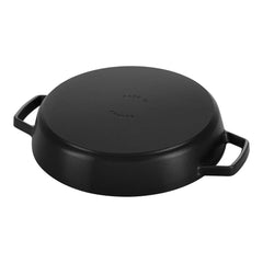 13-inch, Double Handle Fry Pan, black matte