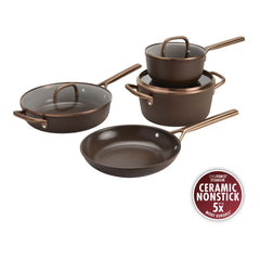 7-pc, Cookware Set Ceramic Nonstick Titanium