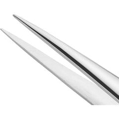 3.5-inch Tweezers - Stainless Steel Shiny, Pointed