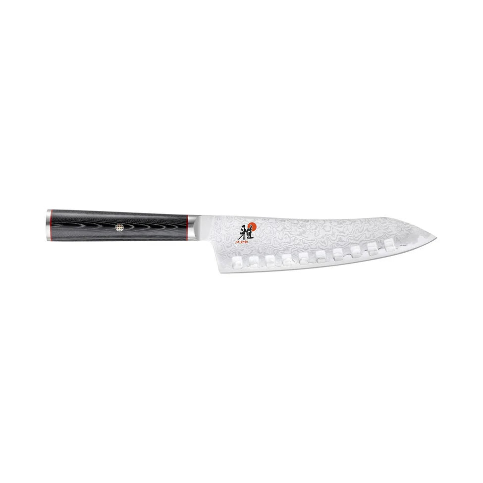 7-inch Rocking Santoku Knife   , Hollow Edge