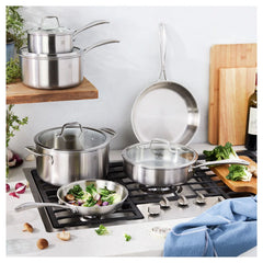 10-pc, Stainless Steel, Cookware Set