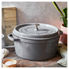 7 qt, Round, Dutch Oven, Graphite Grey