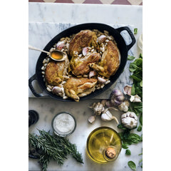 8.25 inch, Oval, Gratin Baking Dish, Black Matte