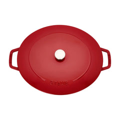 6.25 qt, Wide Oval Dutch Oven, cherry
