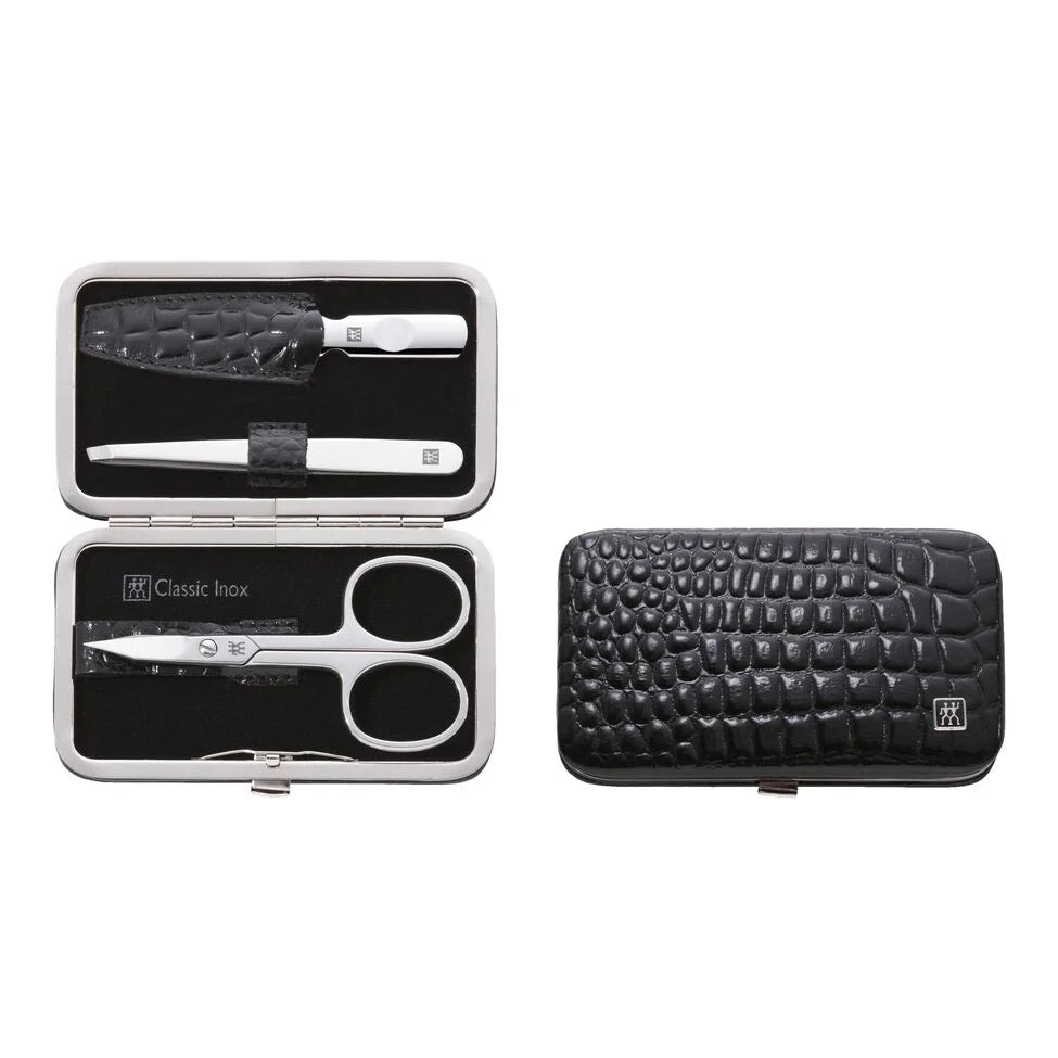 3-pc, Black Matte, Leather, Frame Case