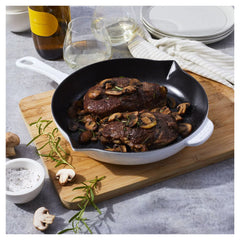 10-inch, Fry Pan, Pure-white