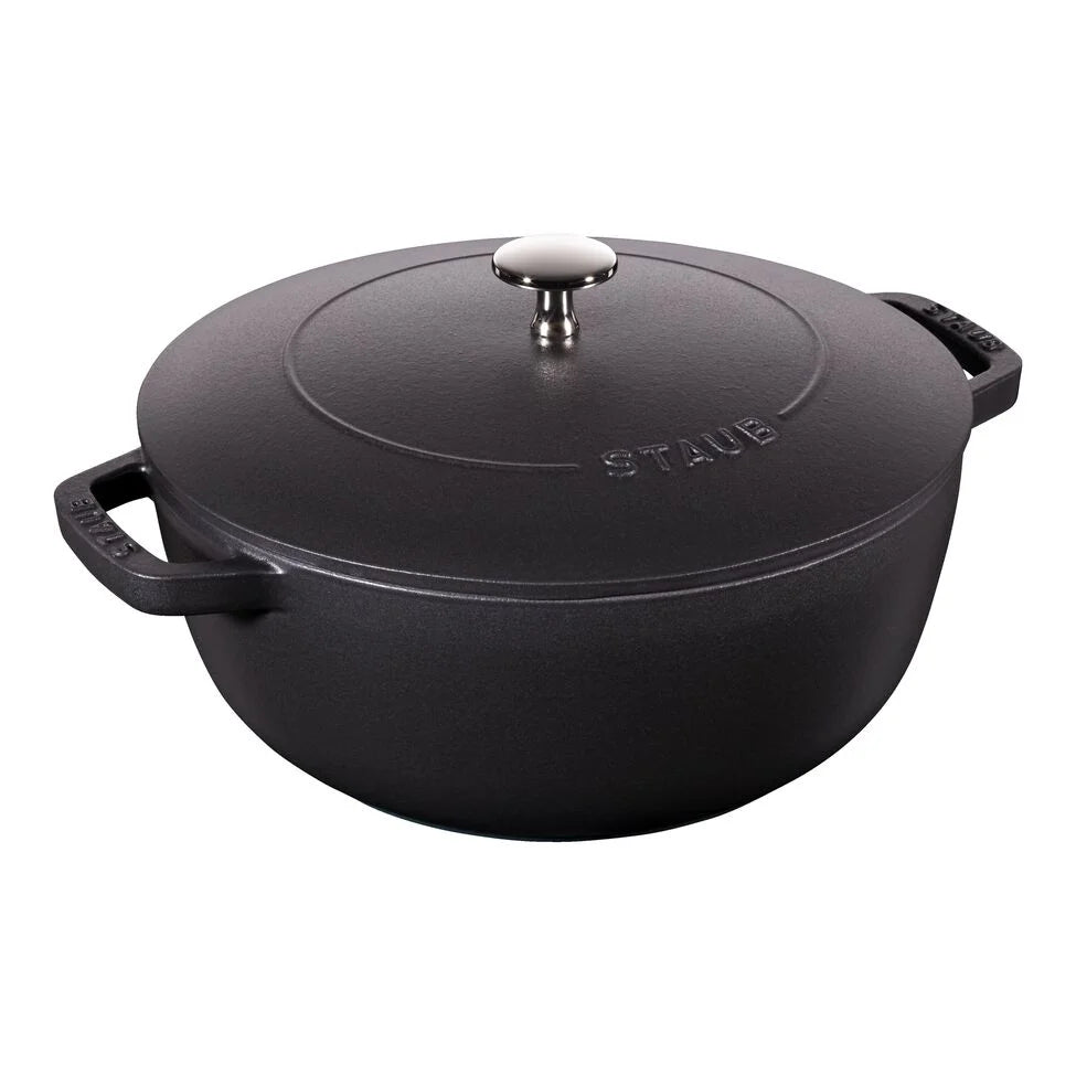 3.75 qt, French oven, black matte - Factory Second