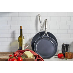 2-pc, Non-stick, Frying Pan Set Ceramic Coating