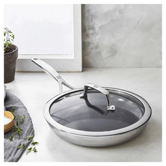 2-pc, Non-stick, Fry Pan With Lid Ceramic Coating