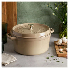 7 qt, Round, Dutch Oven, Sesame