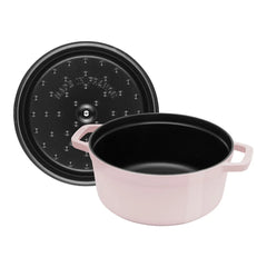 4 qt, Round, Dutch Oven, Pink Peony