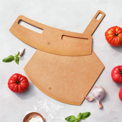 2-pc Pizza Peel And Cutter Set, Fiber Wood