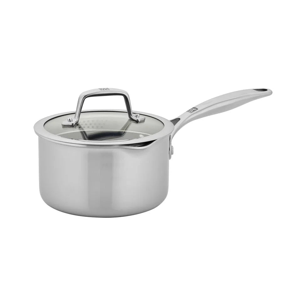 2 qt, 18/10 Stainless Steel, Sauce Pan Ceramic Coating