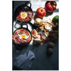 4.5-inch, Round, Mini Gratin Baking Dish, Black Matte