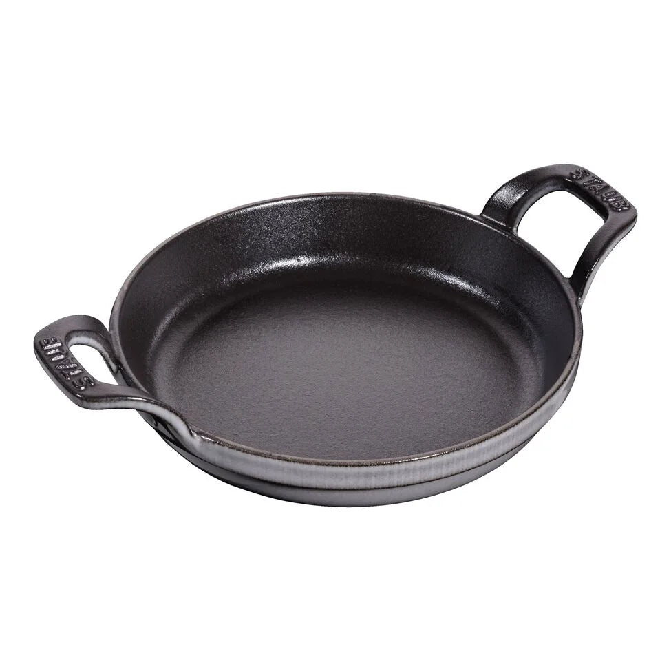 6-inch, Round, Gratin Baking Dish, Graphite Grey