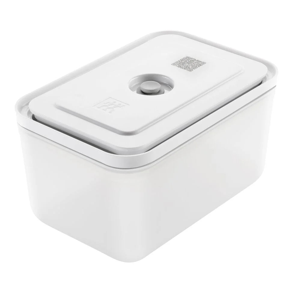L, Vacuum Container, Plastic, Semitransparent-grey